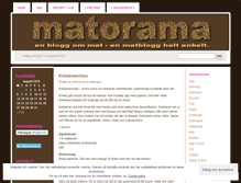 Tablet Screenshot of matorama.se
